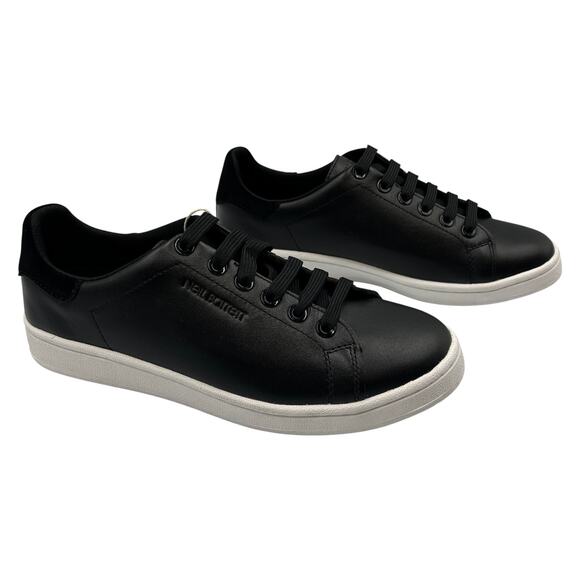 Neil Barrett Leather Low Top Sneakers Black Size EU 38 US 8 - Picture 13 of 15